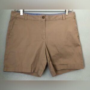 Talbots Khaki The Weekend Chino Shorts Women 14